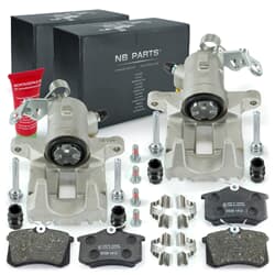 NB PARTS Pinze freno posteriori + pastiglie freno