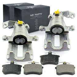 NB PARTS Bremssättel + Bremsbeläge hinten rechts
