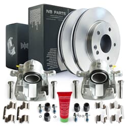 NB PARTS Dischi freno anteriori + pinze freno