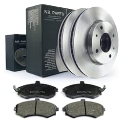 NB PARTS Dischi freno + pastiglie freno anteriori