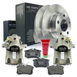 NB PARTS Dischi freno + pastiglie freno + pinze freno posteriori
