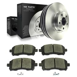 NB PARTS Bremsscheiben + Bremsbeläge vorne
