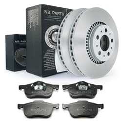 NB PARTS Discuri de frâna + placu?e de frâna fa?a