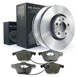 NB PARTS Bremsscheiben + Bremsbeläge vorne