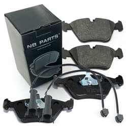 NB PARTS Bremsbeläge + Warnkontakte vorne