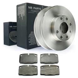 NB PARTS Bremsscheiben + Bremsbeläge vorne