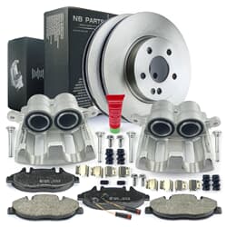 NB PARTS Dischi freno + pastiglie freno + pinze freno anteriori