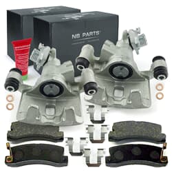 NB PARTS Bremssättel + Bremsbeläge hinten rechts