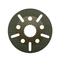 Reibscheibe Papier 204,5x53,3x4,8mm 22 Zähne