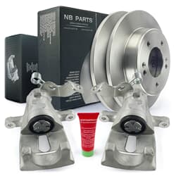 NB PARTS Etriere de frâna + discuri de frâna spate