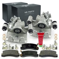 NB PARTS Bremssättel + Bremsbeläge hinten