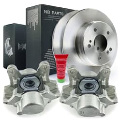 NB PARTS Dischi freno posteriori + pinze freno