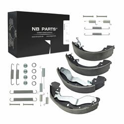 NB PARTS Bremsbacken + Zubehörsatz vorne radseitig