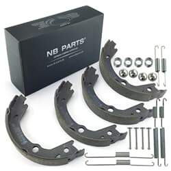 NB PARTS Bremsbacken + Zubehörsatz vorne radseitig
