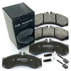 NB PARTS Bremsbeläge + Warnkontakte