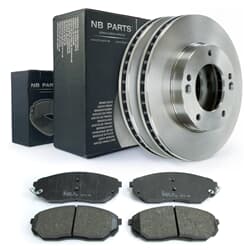 NB PARTS Bremsscheiben + Bremsbeläge vorne