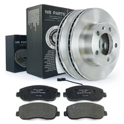 NB PARTS Dischi freno + pastiglie freno anteriori