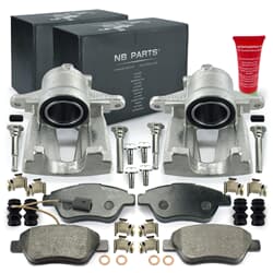 NB PARTS Pinze freno anteriori + pastiglie freno