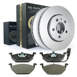 Disco di freno per ricambi NB + pastiglie dei freni Premium Gold Edition Front