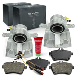 NB PARTS Féknyergek + fékbetétek + elso figyelmezteto érintkezok