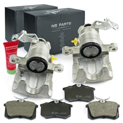 NB PARTS Hátsó féknyergek + fékbetétek