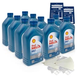 10L Shell Helix 5W40 HX7 MB229.3 API SP ACEA A3/B
