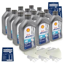 12L Shell Advance Ultra 10W40 4T API SN JASO MA2