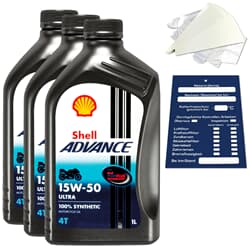 3L Shell Advance Ultra 15W50 4T