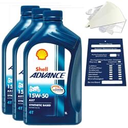 3L Shell Advance 15W50 4T AX