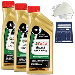 3 Liter Castrol React SRF Racing Bremsflüssigkeit