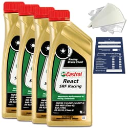 4 Liter Castrol React SRF Racing Bremsflüssigkeit