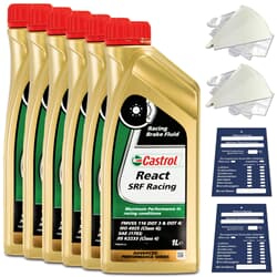 6 Liter Castrol React SRF Racing Bremsflüssigkeit