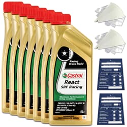 7 Liter Castrol React SRF Racing Bremsflüssigkeit