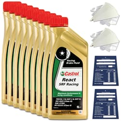 9 Liter Castrol React SRF Racing Bremsflüssigkeit