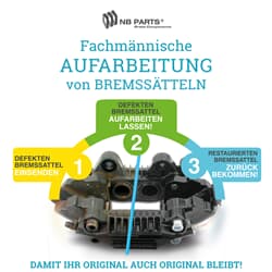 Aufarbeitung Bremssattel Vorderachse