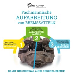 Aufarbeitung Bremssattel Vorderachse