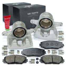 NB PARTS Etriers de frein avant + plaquettes de frein