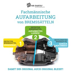 Aufarbeitung Bremssattel Hinterachse
