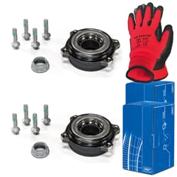 2x SKF Bakhjullagersett