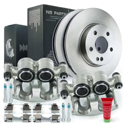 NB PARTS Disques de frein + étriers avant