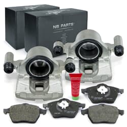 NB PARTS Etriers de frein avant + plaquettes de frein