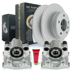 NB PARTS Disques de frein + Callippers Brake Premium Gold Edition à droite