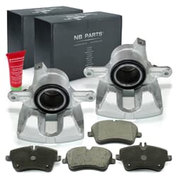 NB PARTS Etriers de frein avant + plaquettes de frein