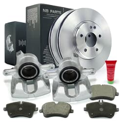 NB PARTS Dischi freno + pastiglie freno + pinze freno anteriori