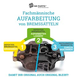 Aufarbeitung Bremssattel Betriebsbremse