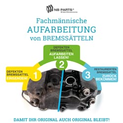 Aufarbeitung Bremssattel Vorderachse