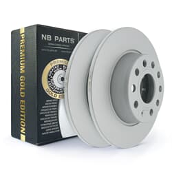 NB PARTS Bremsscheibe Premium Gold Edition hinten