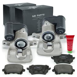 NB PARTS Bremssättel + Bremsbeläge hinten