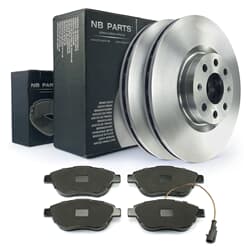NB PARTS Dischi freno + pastiglie freno anteriori