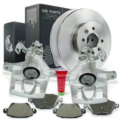 NB PARTS Dischi freno + pastiglie freno + pinze freno posteriori